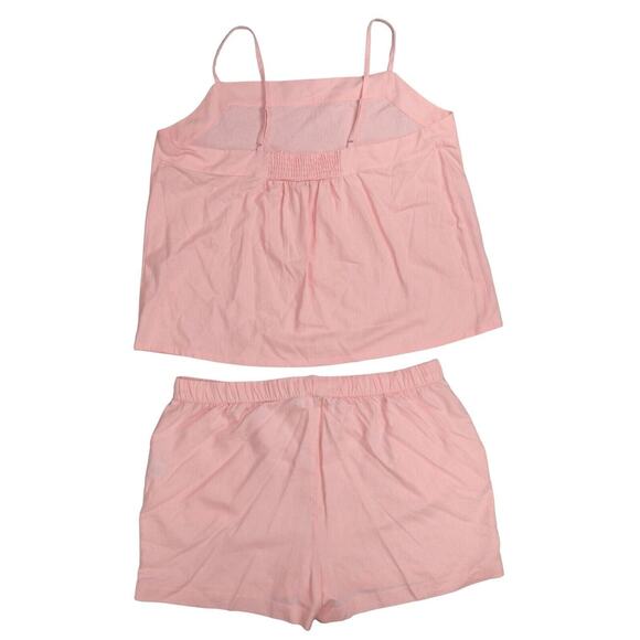 State of Day 2-Piece Linen/Rayon Blend Cami & Shorts Women's Pajama Set NWT - Picture 2 of 2